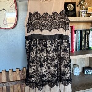 Elegant Black Lace Dress